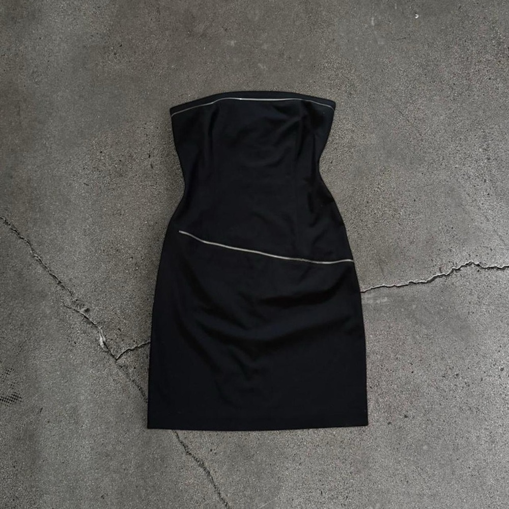 Vintage Sisley LBD Zipper Dress